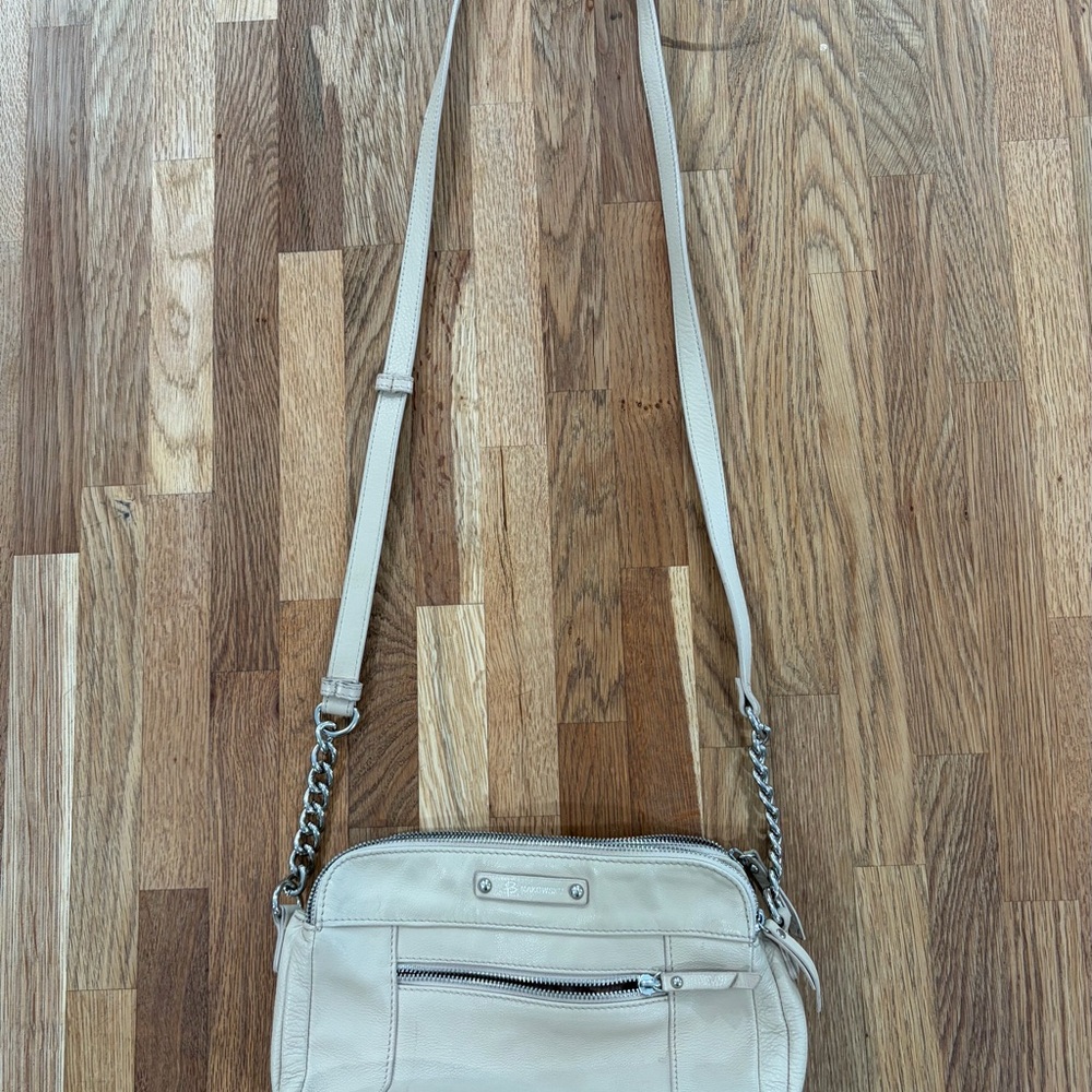 B. Makowsky Beige Crossbody Bag